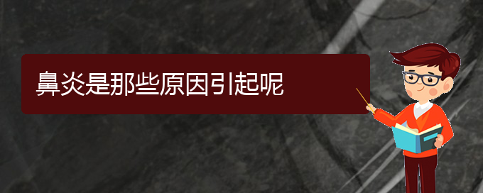 (貴陽慢性鼻炎哪個(gè)醫(yī)院治的好)鼻炎是那些原因引起呢(圖1)