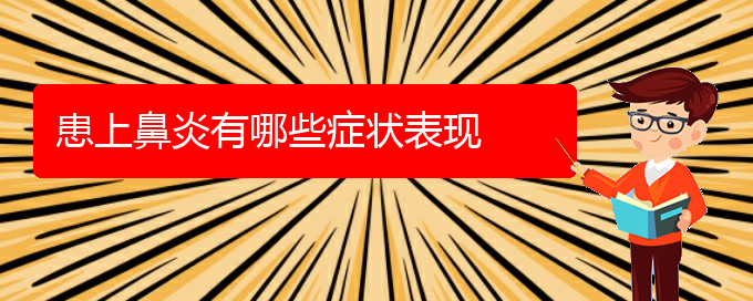 (貴陽(yáng)看過(guò)敏性鼻炎哪兒好)患上鼻炎有哪些癥狀表現(xiàn)(圖1)