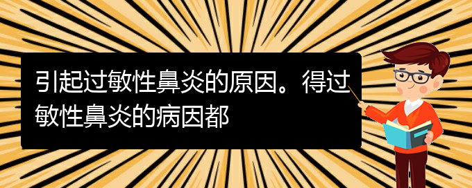 (貴陽(yáng)看過(guò)敏性鼻炎誰(shuí)最權(quán)威)引起過(guò)敏性鼻炎的原因。得過(guò)敏性鼻炎的病因都(圖1)