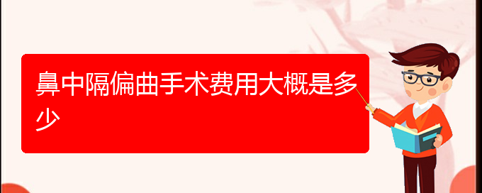 (貴陽治療鼻中隔偏曲哪家醫(yī)院技術(shù)好)鼻中隔偏曲手術(shù)費用大概是多少(圖1)