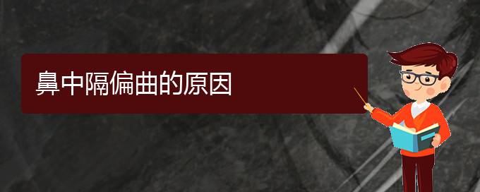 (貴陽(yáng)治療鼻中隔偏曲哪個(gè)醫(yī)院好)鼻中隔偏曲的原因(圖1)