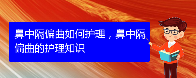 (貴陽專業(yè)治療鼻中隔偏曲的醫(yī)院)鼻中隔偏曲如何護理，鼻中隔偏曲的護理知識(圖1)