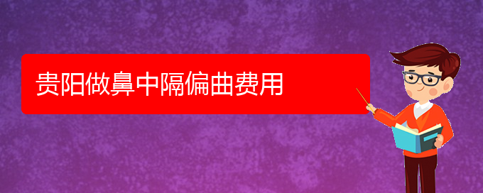 (貴陽鼻中隔偏曲治療要多少錢)貴陽做鼻中隔偏曲費(fèi)用(圖1)