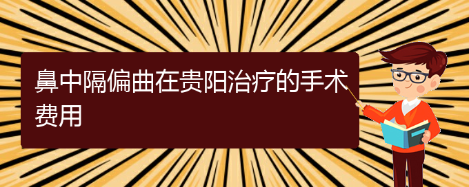 (貴陽市鼻中隔偏曲治療醫(yī)院在哪里)鼻中隔偏曲在貴陽治療的手術(shù)費(fèi)用(圖1)