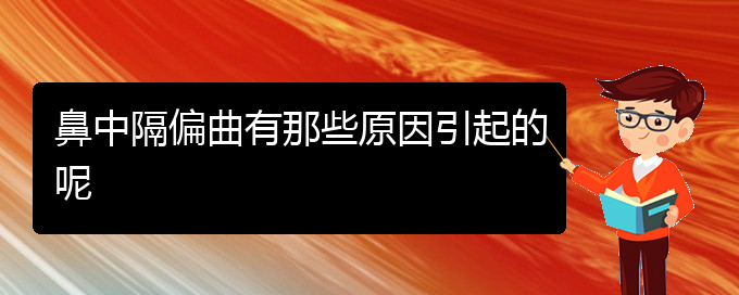 (貴陽(yáng)怎樣治療鼻中隔偏曲)鼻中隔偏曲有那些原因引起的呢(圖1)