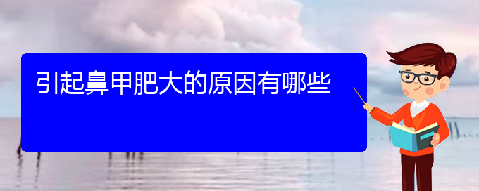 (貴陽鼻科醫(yī)院掛號)引起鼻甲肥大的原因有哪些(圖1)