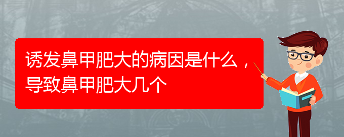 (貴陽鼻科醫(yī)院掛號)誘發(fā)鼻甲肥大的病因是什么，導(dǎo)致鼻甲肥大幾個(圖1)