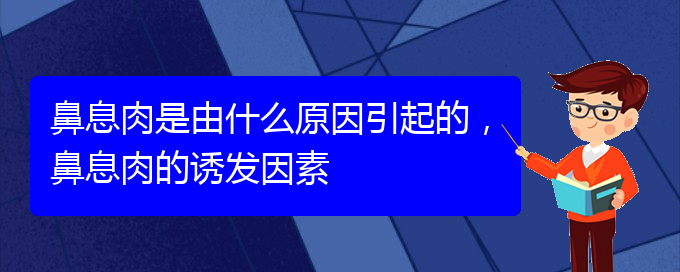 (看鼻息肉貴陽哪個(gè)醫(yī)院好)鼻息肉是由什么原因引起的，鼻息肉的誘發(fā)因素(圖1)