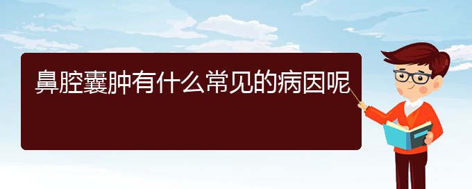 (貴陽看鼻腔腫瘤要花多少錢)鼻腔囊腫有什么常見的病因呢(圖1)