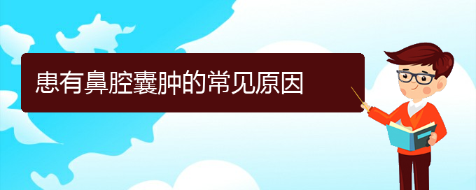 (貴陽(yáng)看鼻腔腫瘤哪里好)患有鼻腔囊腫的常見(jiàn)原因(圖1)